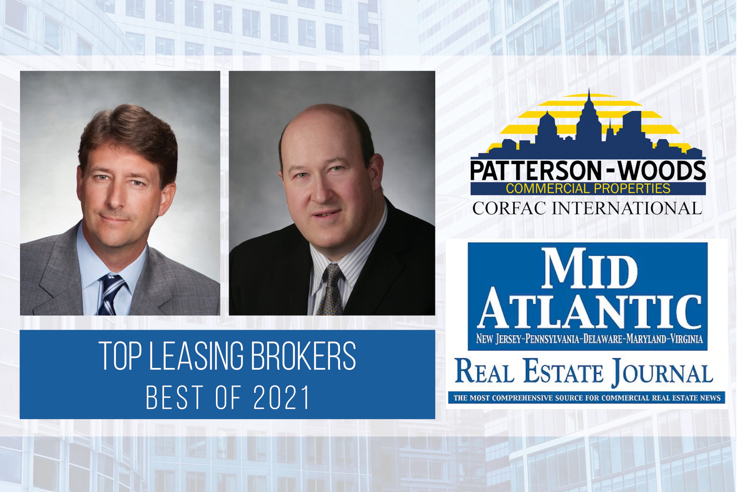 PattersonWoods Principals Recognized in Mid Atlantic Real Estate